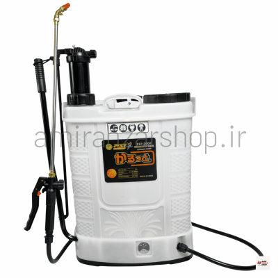 سمپاش شارژی دستی ‌اف‌اس‌تی 20 لیتری مدل FST-20DF دو پمپ